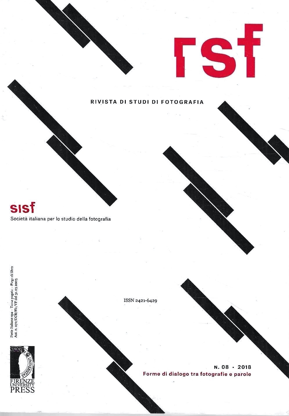 Forme di dialogo tra fotografie e parole. RSF Rivista di …