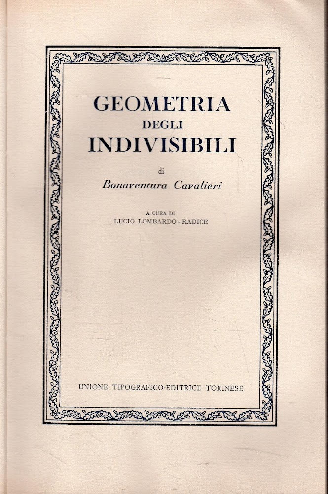 Geometria degli indivisibili