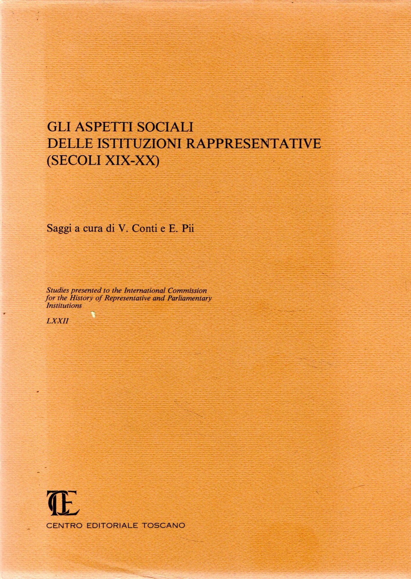 Gli aspetti sociali delle istituzioni rappresentative (secoli XIX-XX)