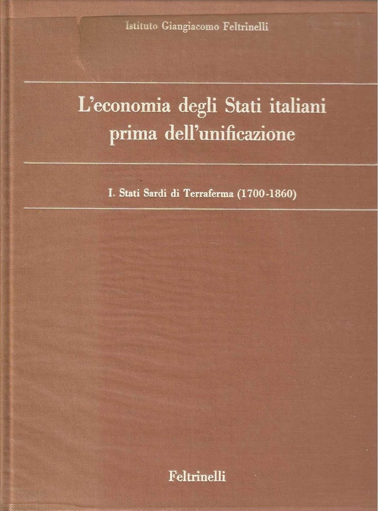 I - Stati Sardi di Terraferma (1700-1860) - L'economia degli …
