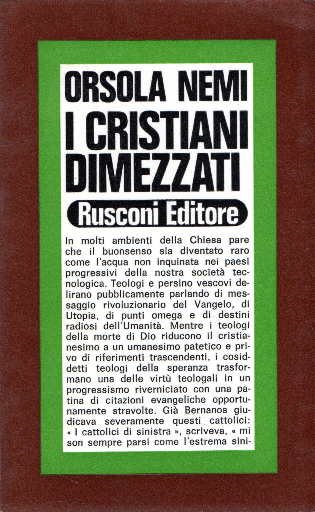 I cristiani dimezzati