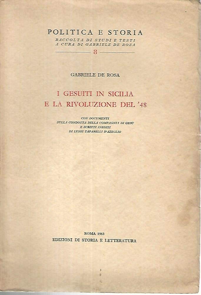 I gesuiti in Sicilia e la rivoluzione del '48