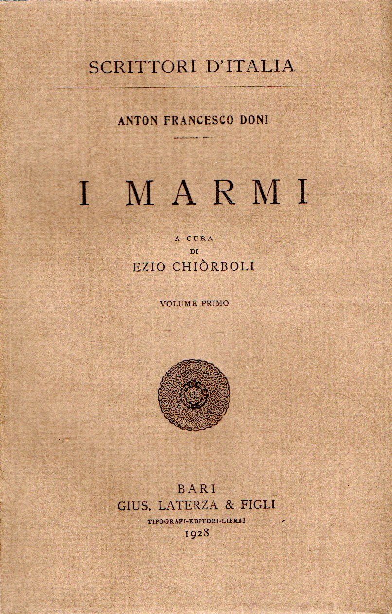 I marmi (vol.I)