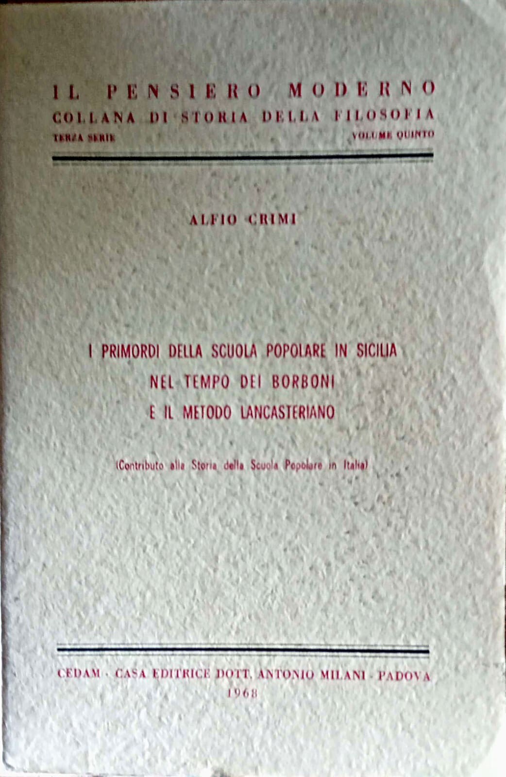 I primordi della scuola popolare in Sicilia nel tempo dei …