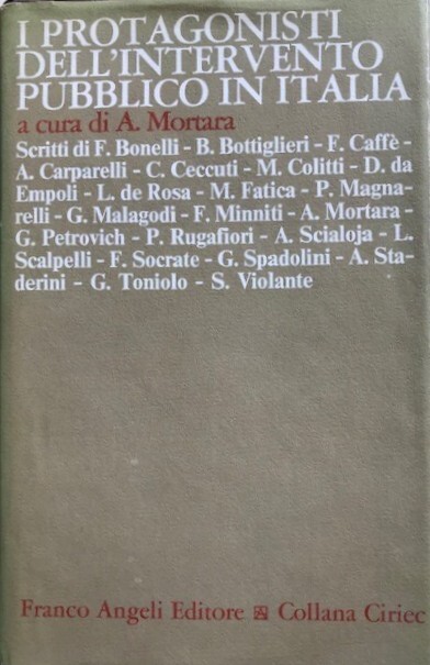 I protagonisti dell'intervento pubblico in Italia