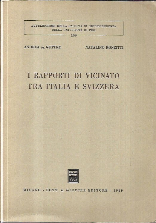 I rapporti di vicinato tra Italia e Svizzera