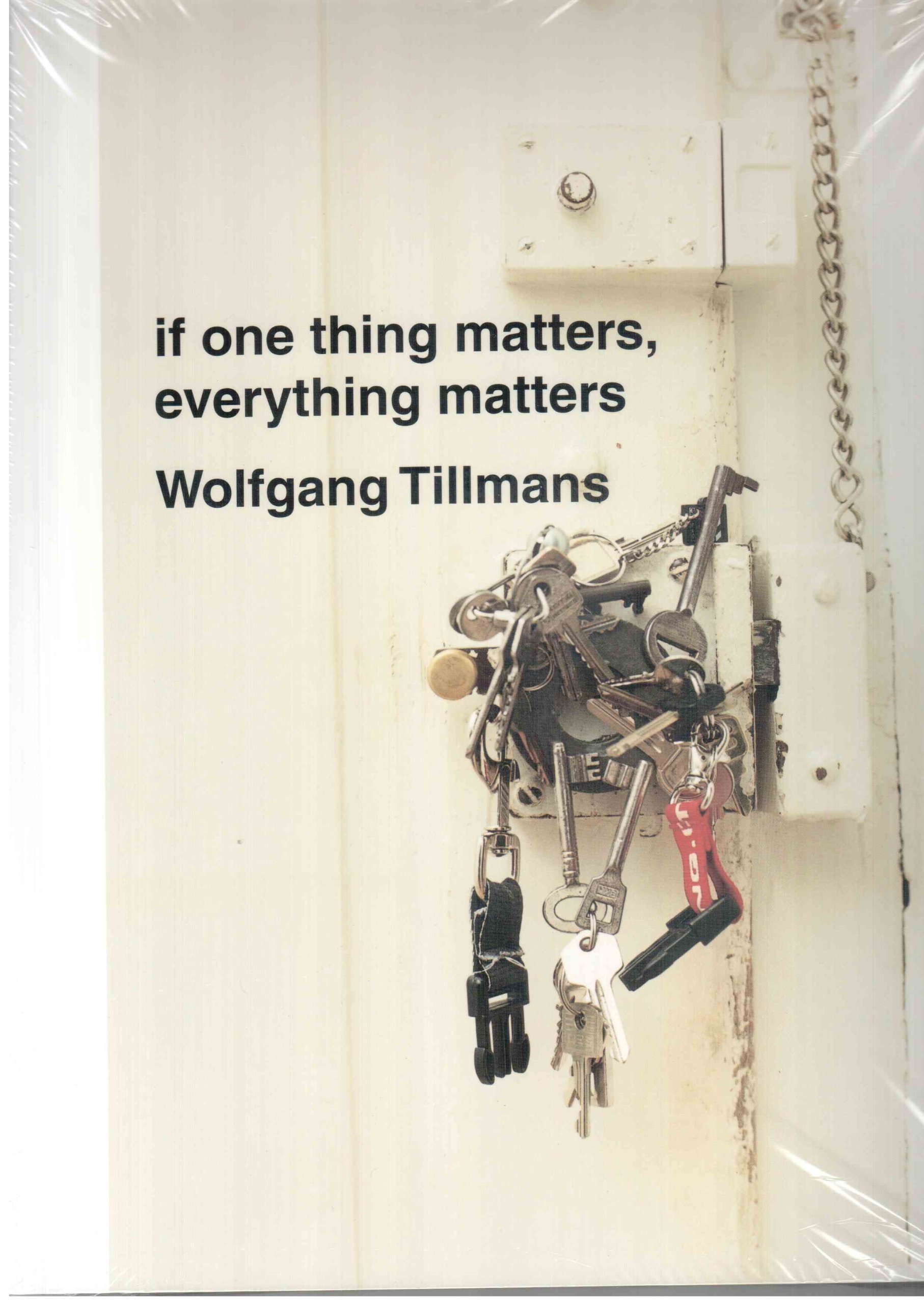 If one thing matters, everything matters