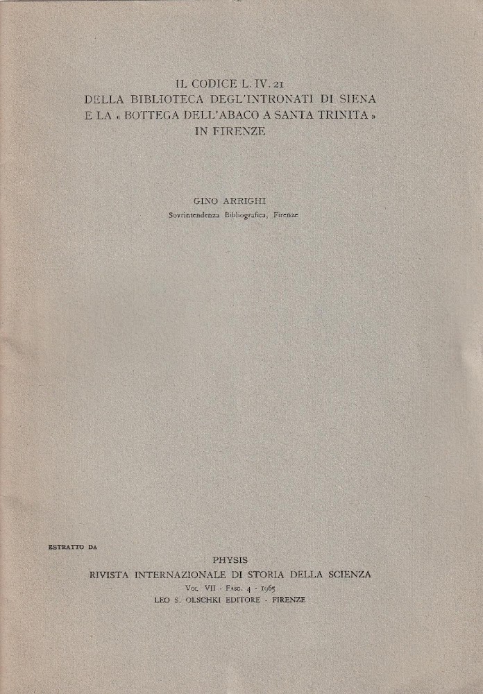 Il codice L. IV. 21 della biblioteca degl'intronati di Siena …