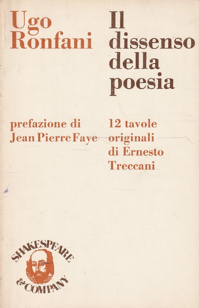 Il dissenso della poesia. Prefazione di Jean Pierre Faye. 12 …