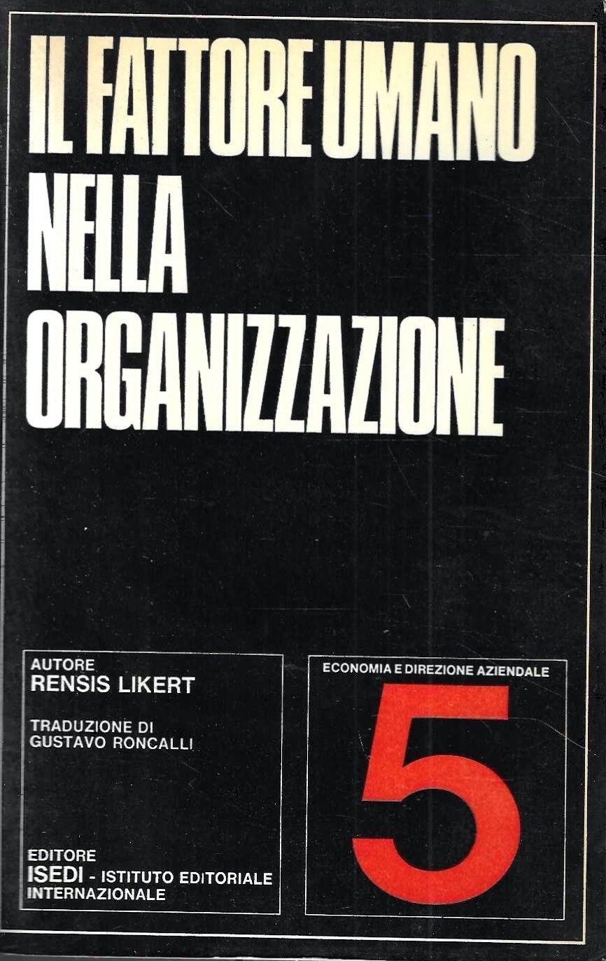 Il fattore umano nella organizzazione