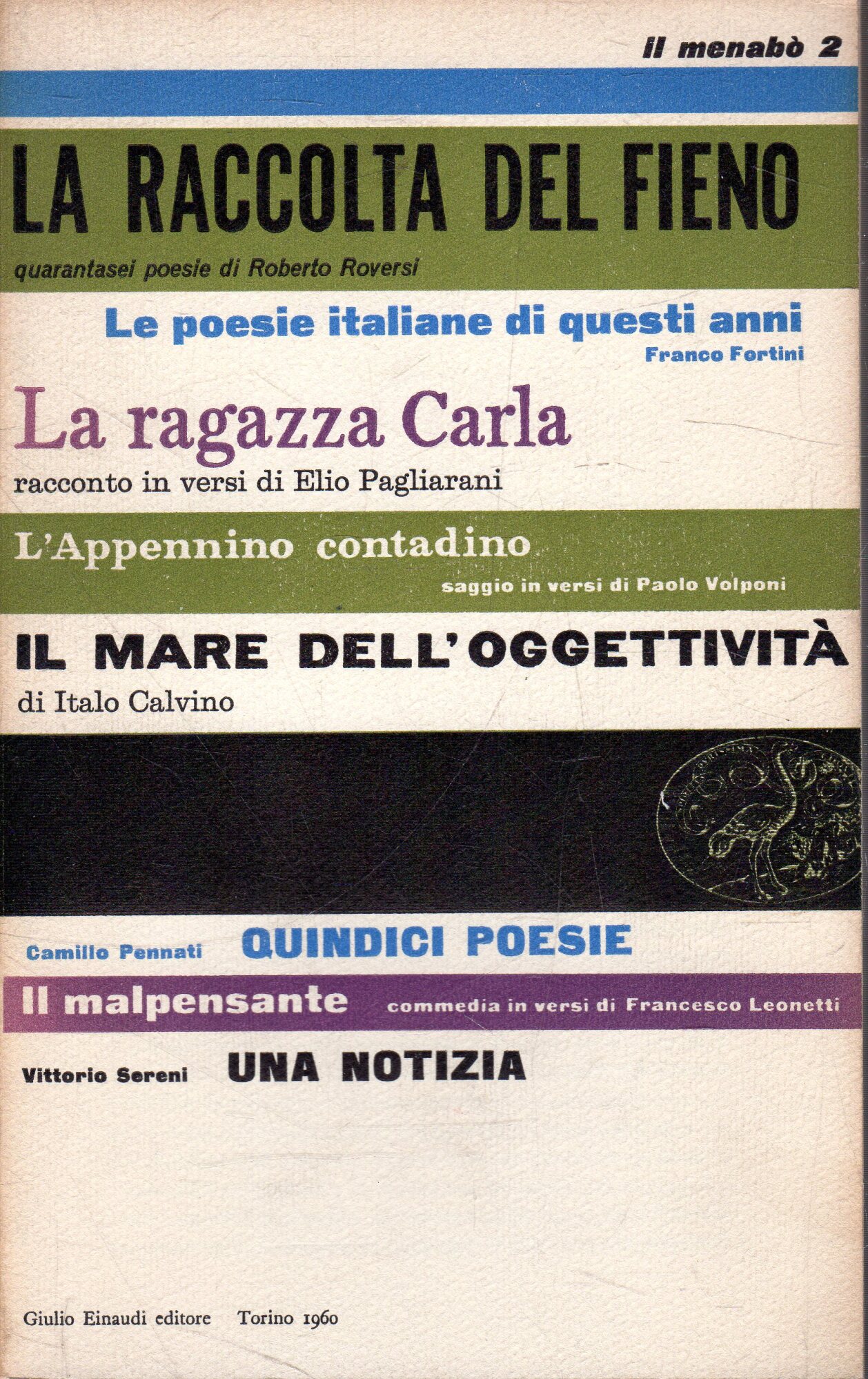 Il menabò della letteratura: 2