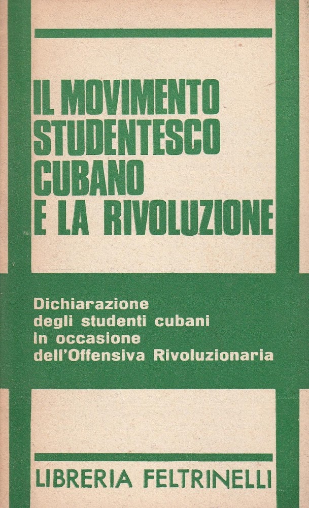 Il movimento studentesco cubano e la sua rivoluzione