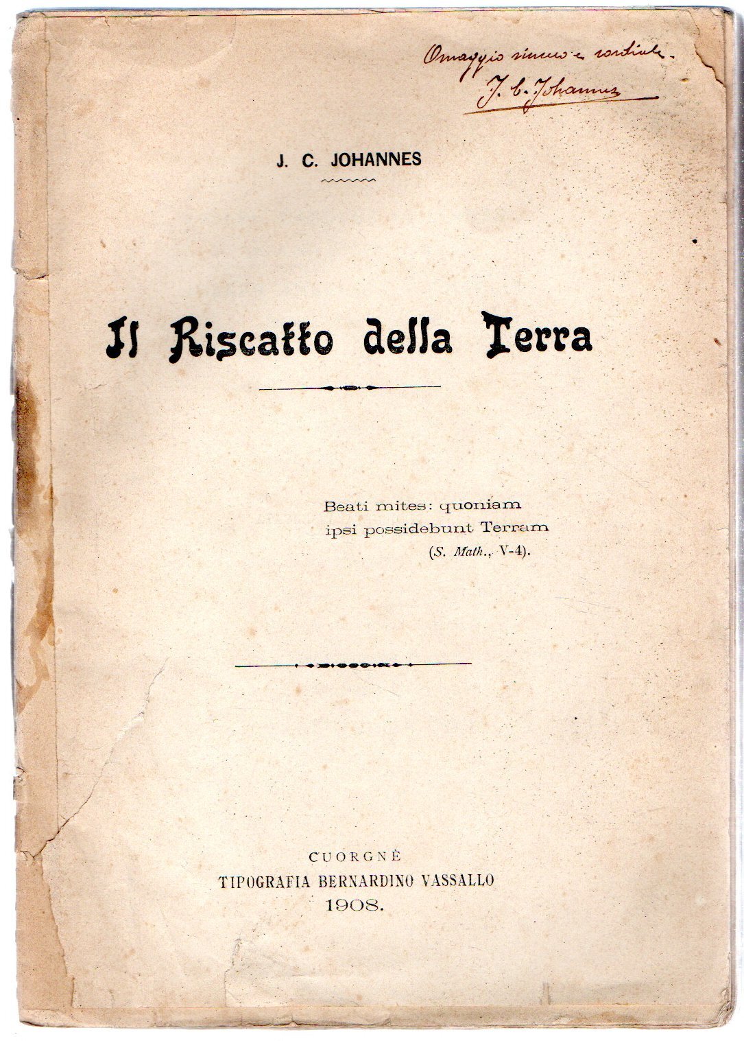 Il riscatto della terra