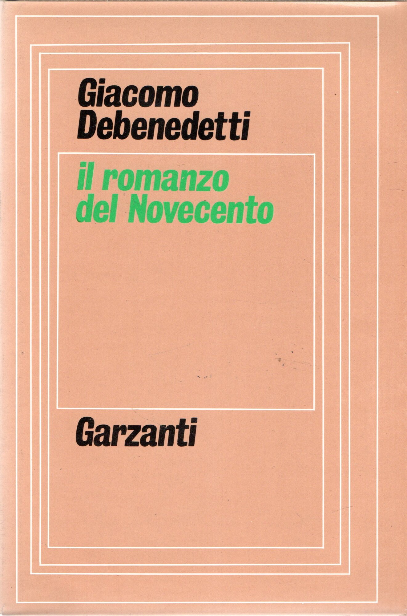 Il romanzo del Novecento