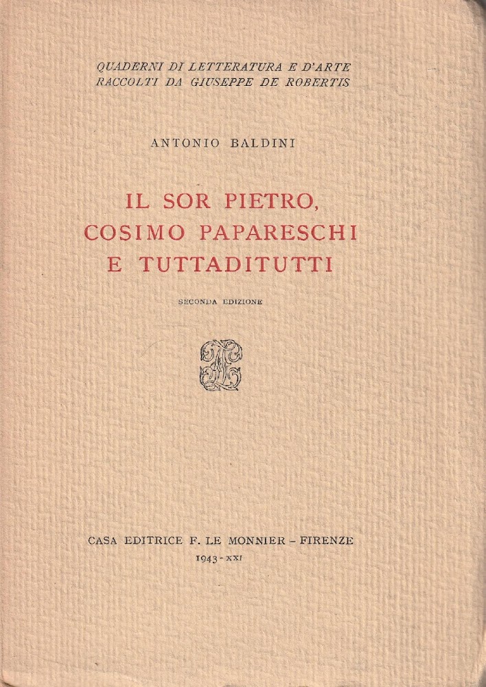 Il sor Pietro, Cosimo Papareschi e tuttaditutti