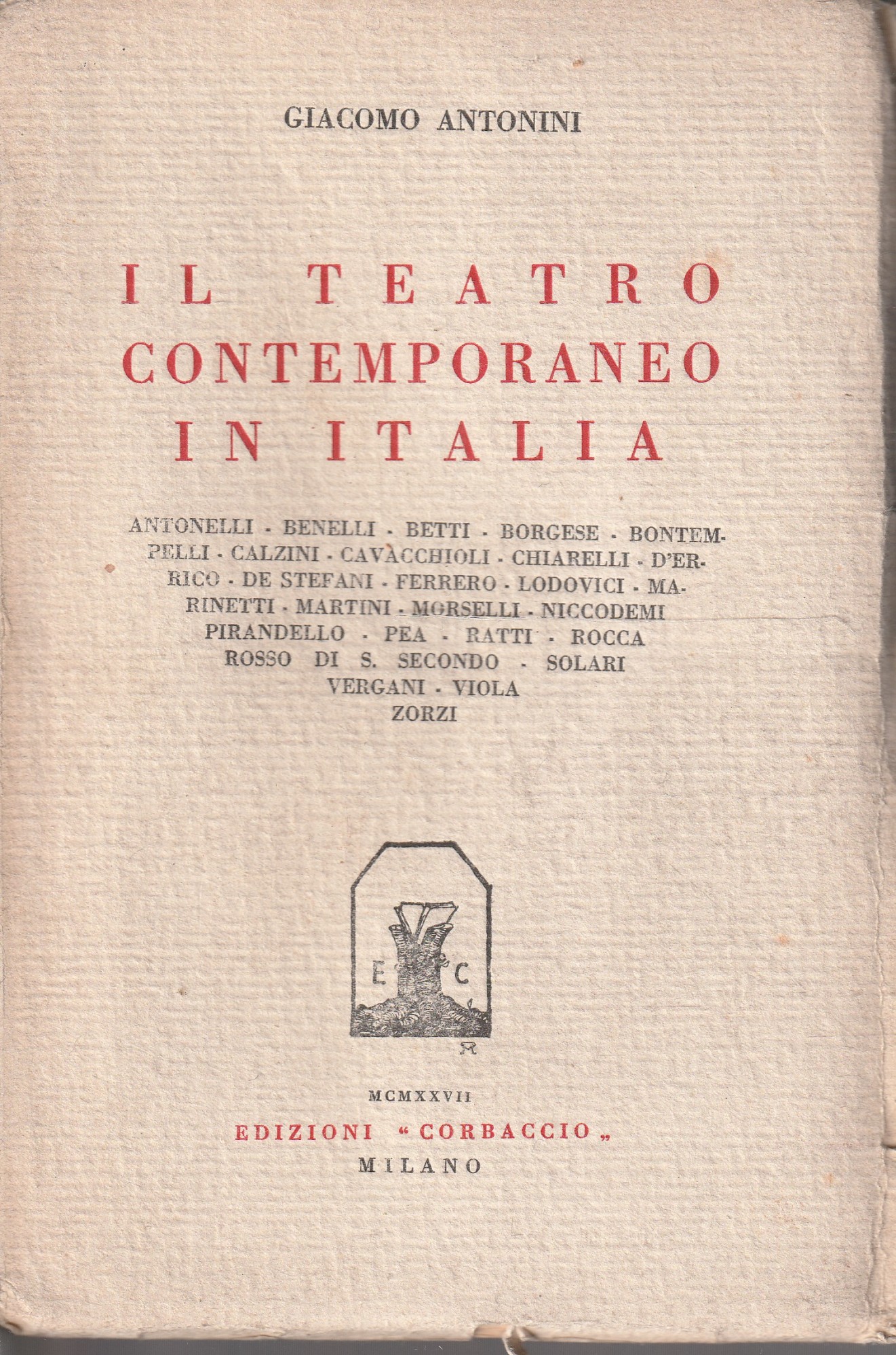Il teatro contemporaneo in Italia