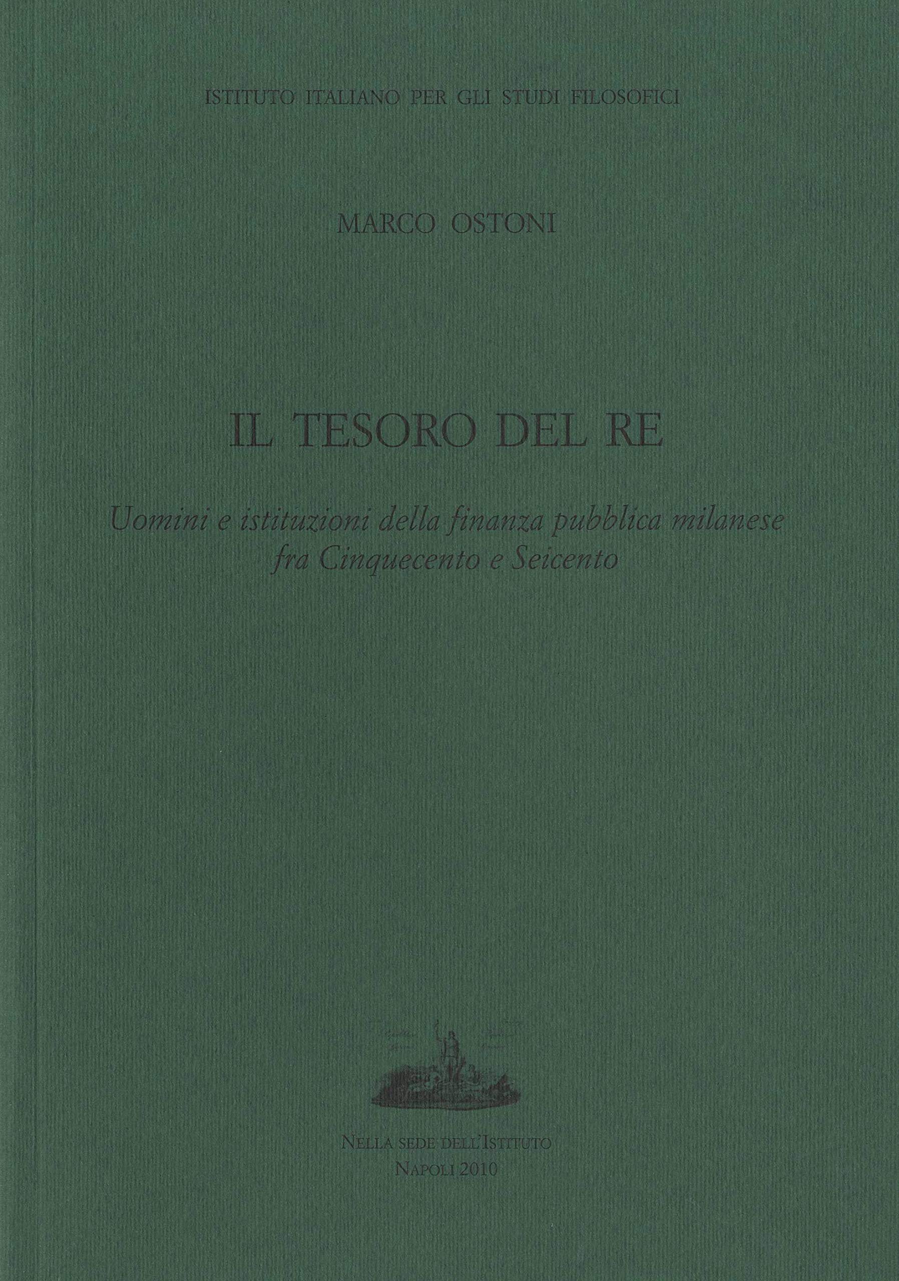 Il tesoro del re: uomini e istituzioni della finanza pubblica …