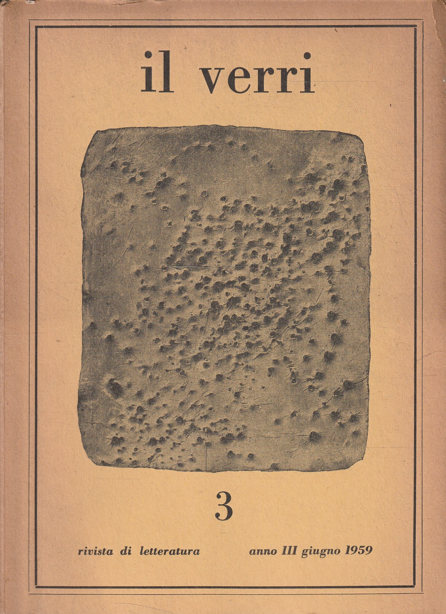 Il verri 3 Rivista di letteratura