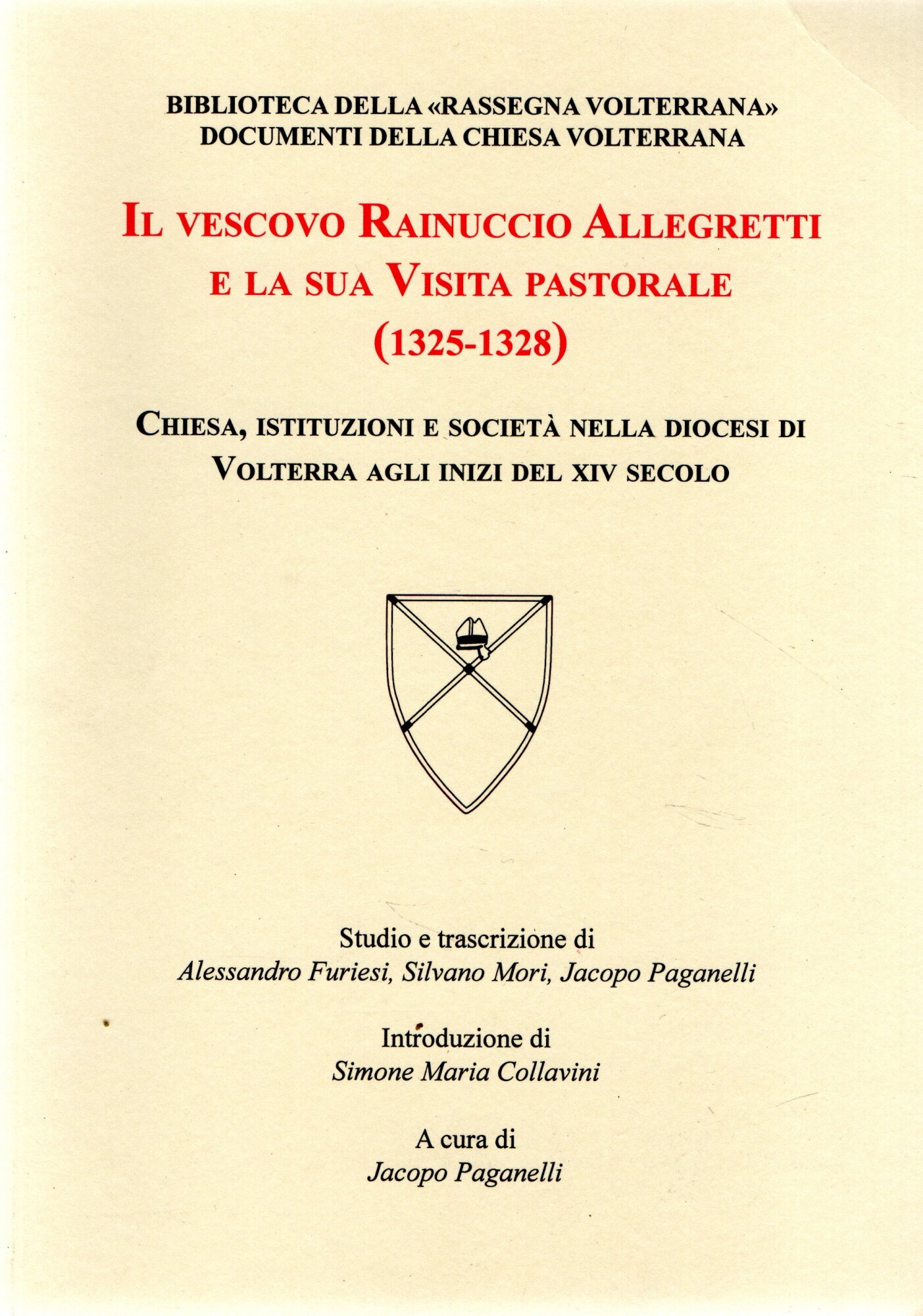 Il vescovo Rainuccio Allegretti e la sua visita pastorale (1325-1328) …