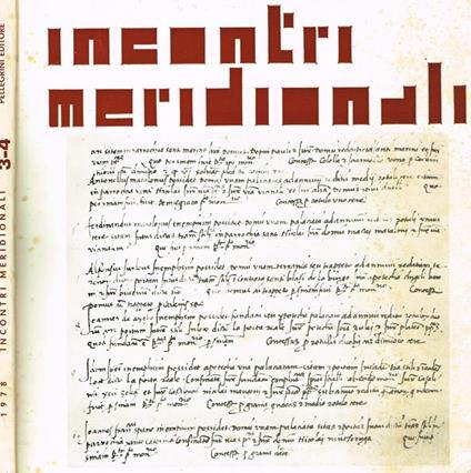 Incontri Meridionali n..3 4 1978