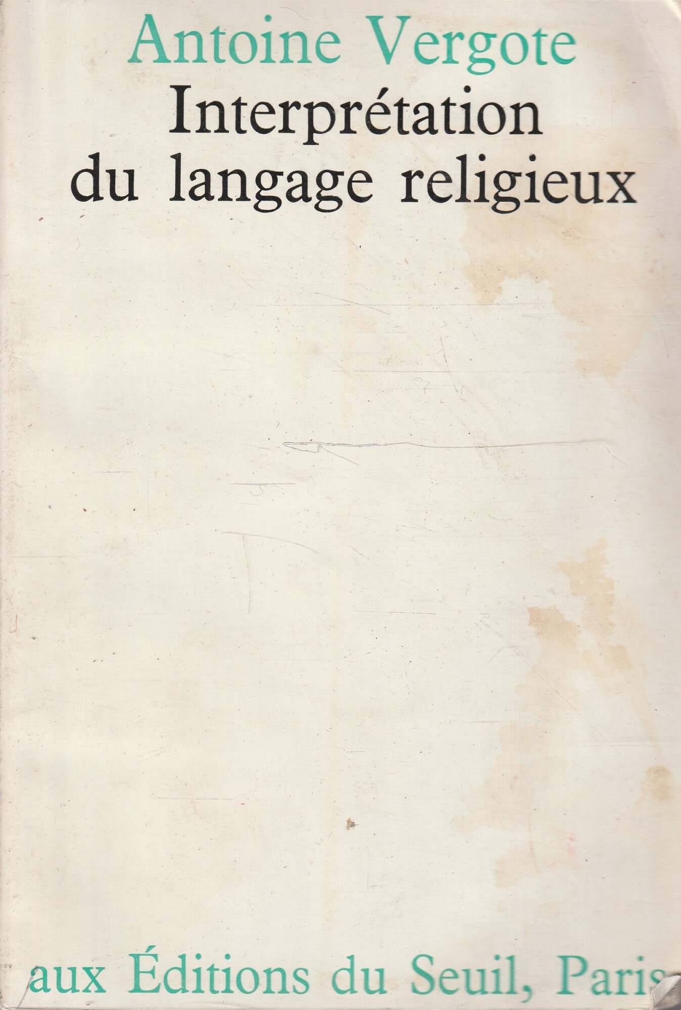 Interprétation du langage religieux