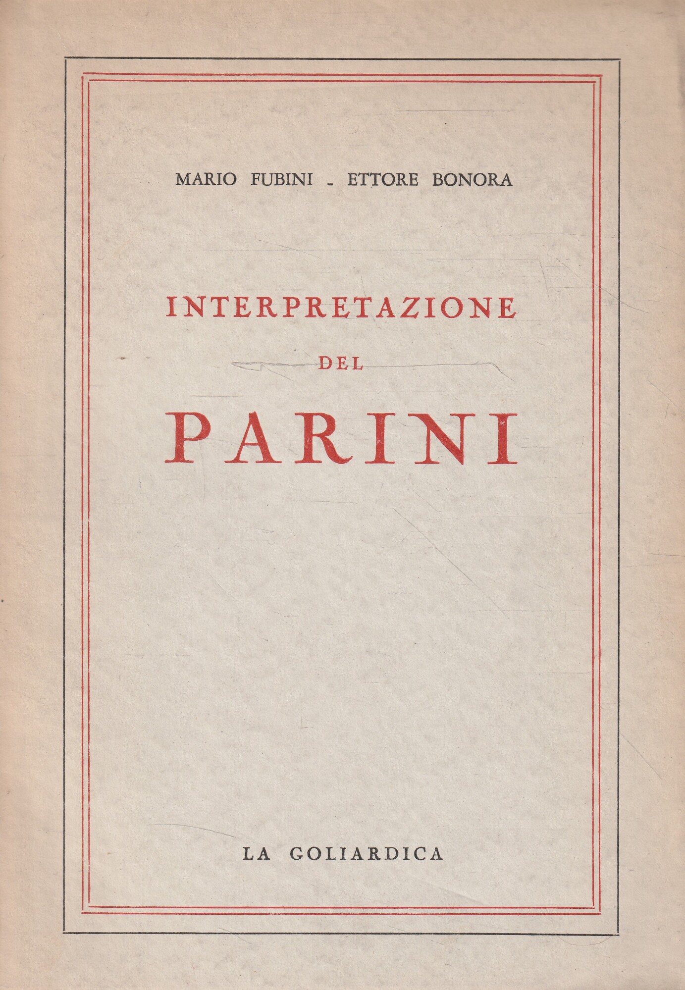 Interpretazione del Parini