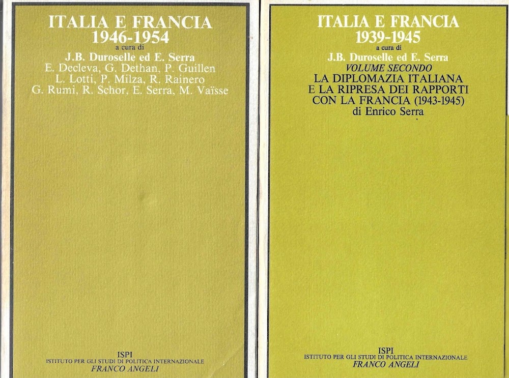 Italia e Francia : 1946-1954 / 1946-1954 (Due volumi). Volume …