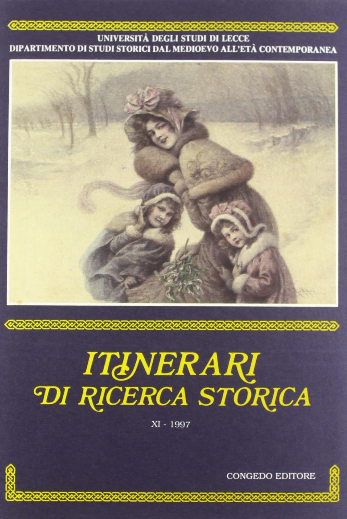 Itinerari di ricerca storica : pubblicazione annuale del Dipartimento di …