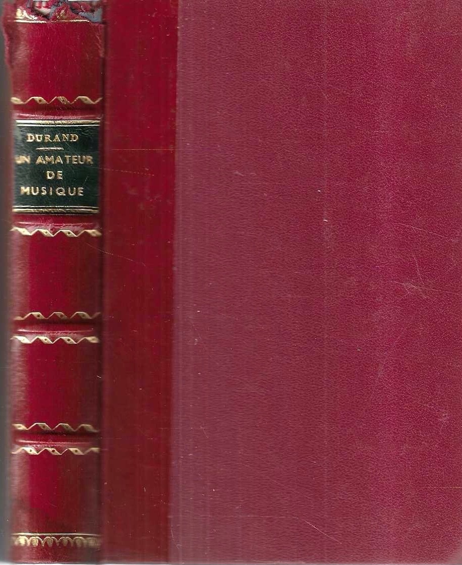 Journal d'un amateur de musique (1930-1940)