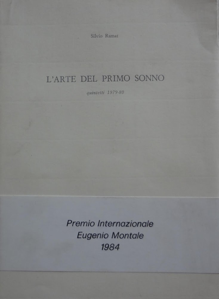 L'arte del primo sonno. Quintetti 1979-80