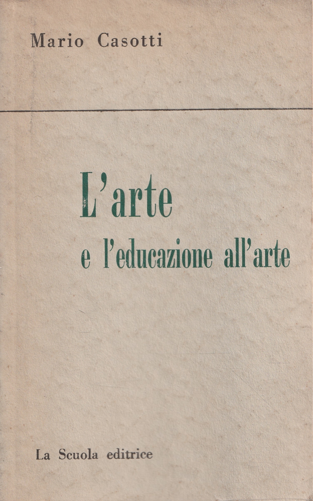 L'arte e l'educazione all'arte