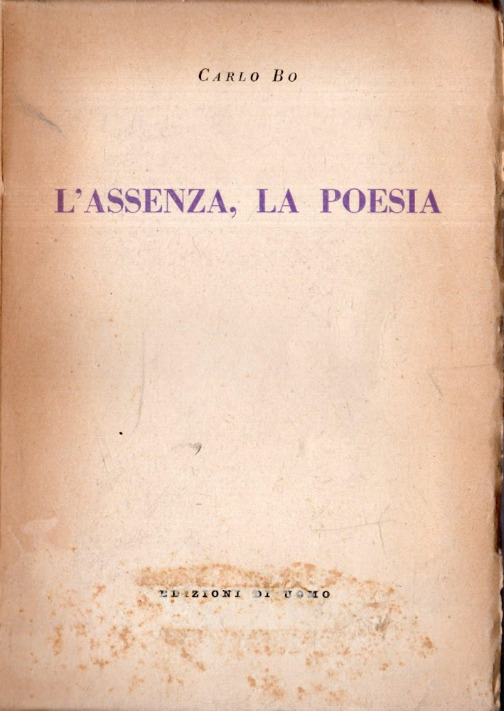 l'assenza, la poesia