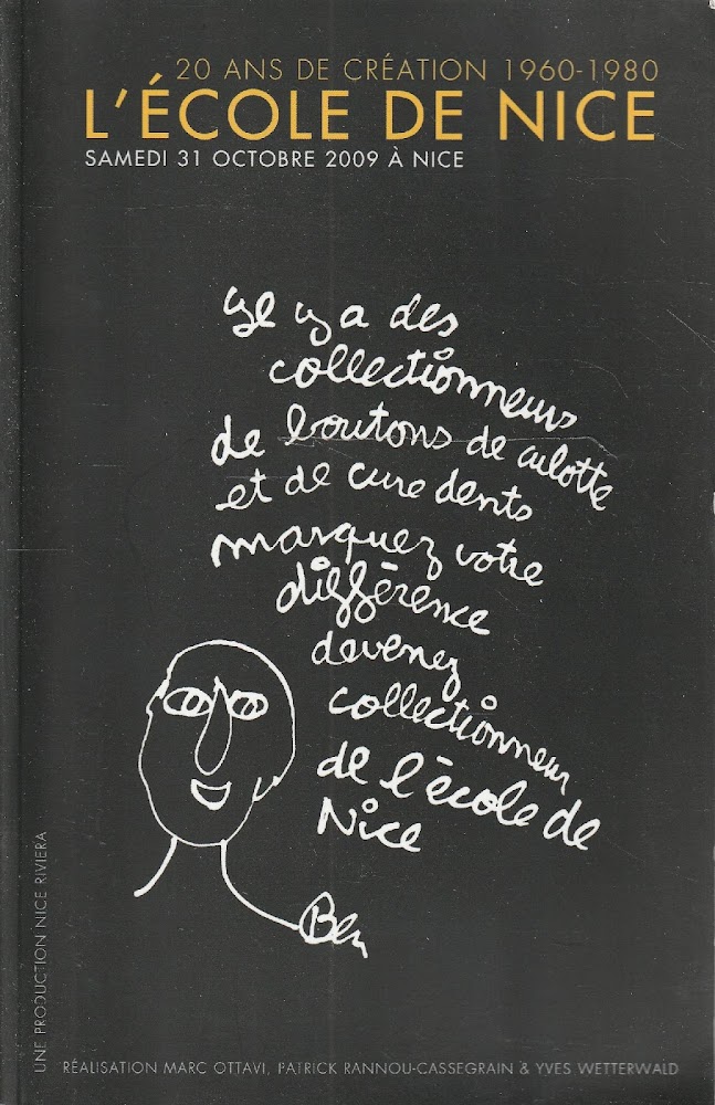 L'école de nice. 20 ans de création 1960-1980