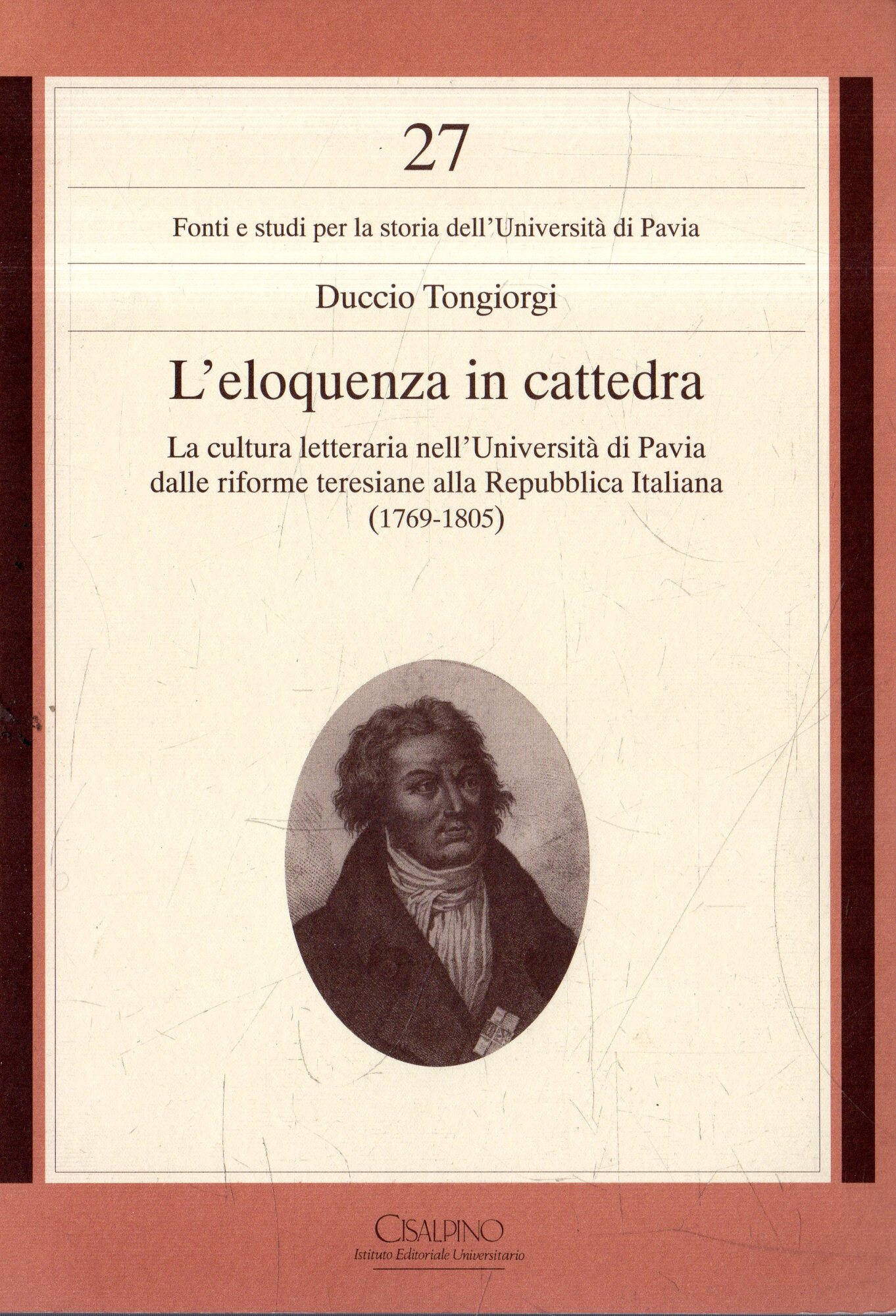 L' eloquenza in cattedra : la cultura letteraria nell'Università di …