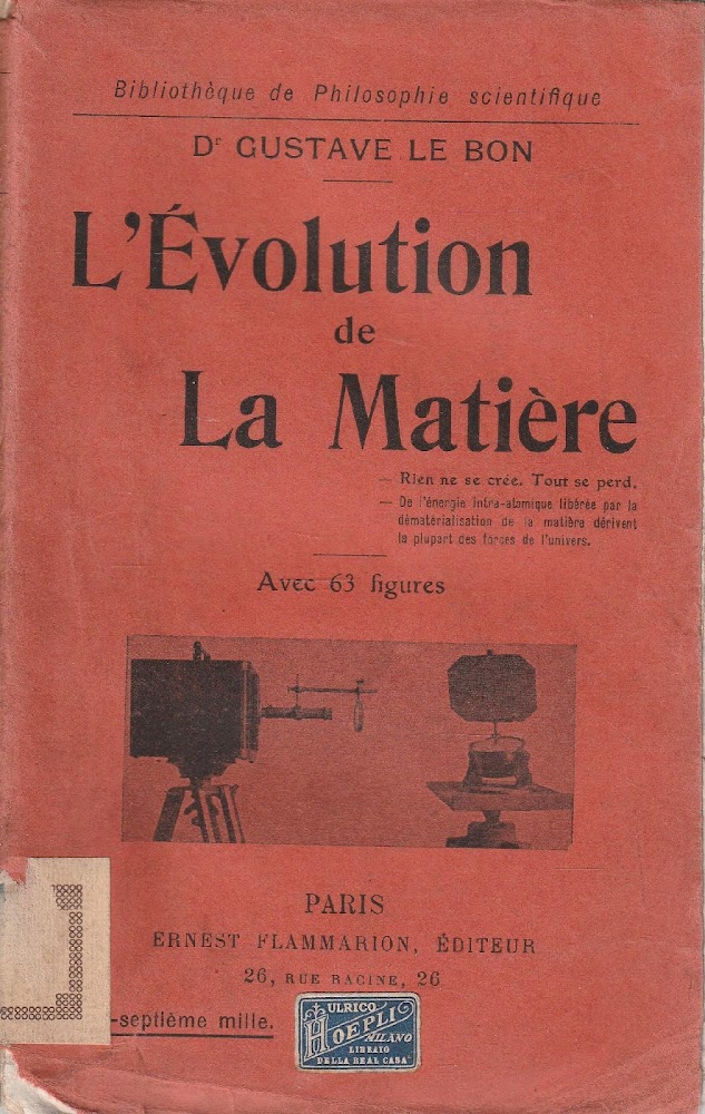 L'Evolution de la Matière - Rien se crée. Tout se …