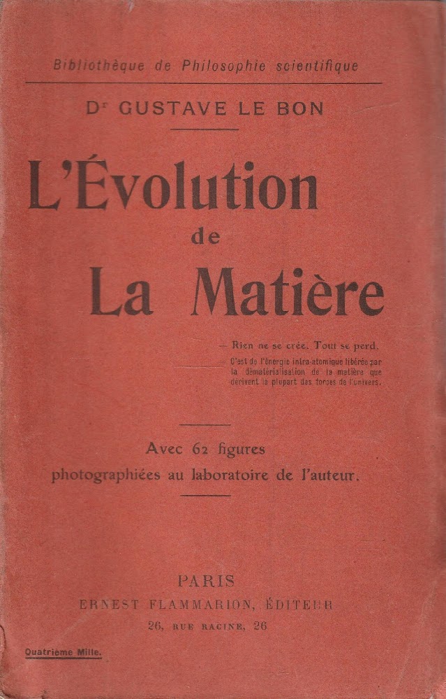 L' évolution de la matière