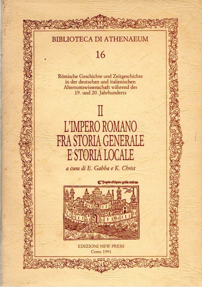 L'impero romano fra storia generale e storia locale