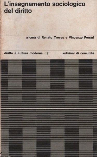 L'insegnamento del diritto sociologico.