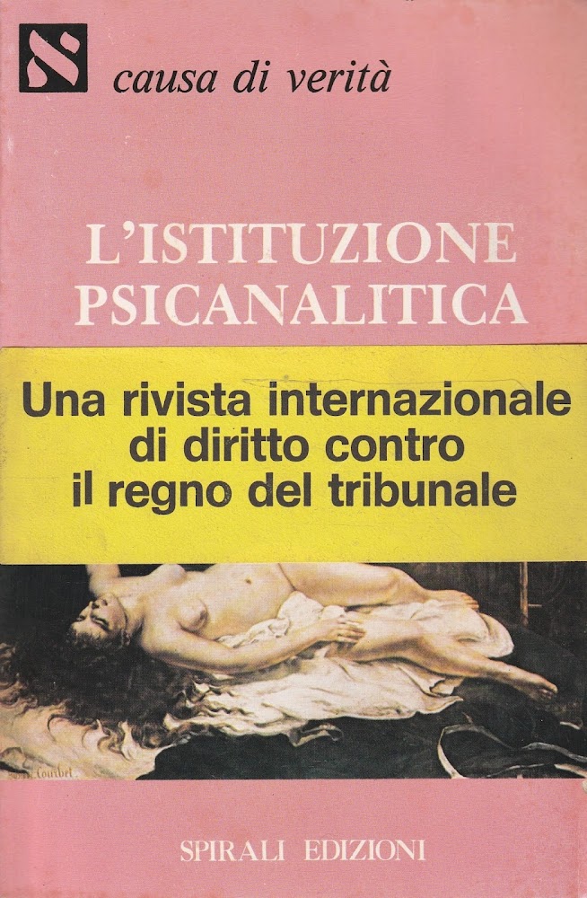 L'istituzione psicanalitica