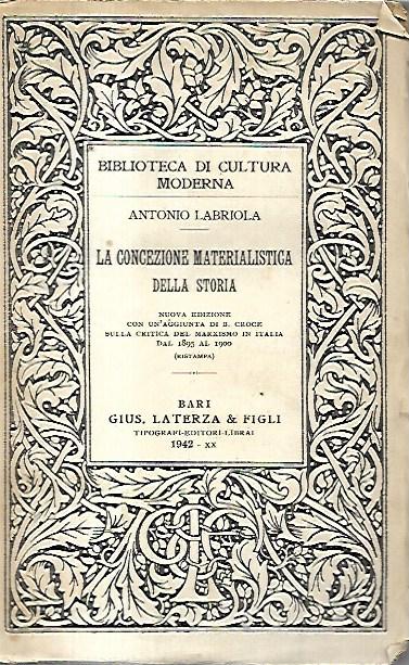 La concezione materialistica della storia