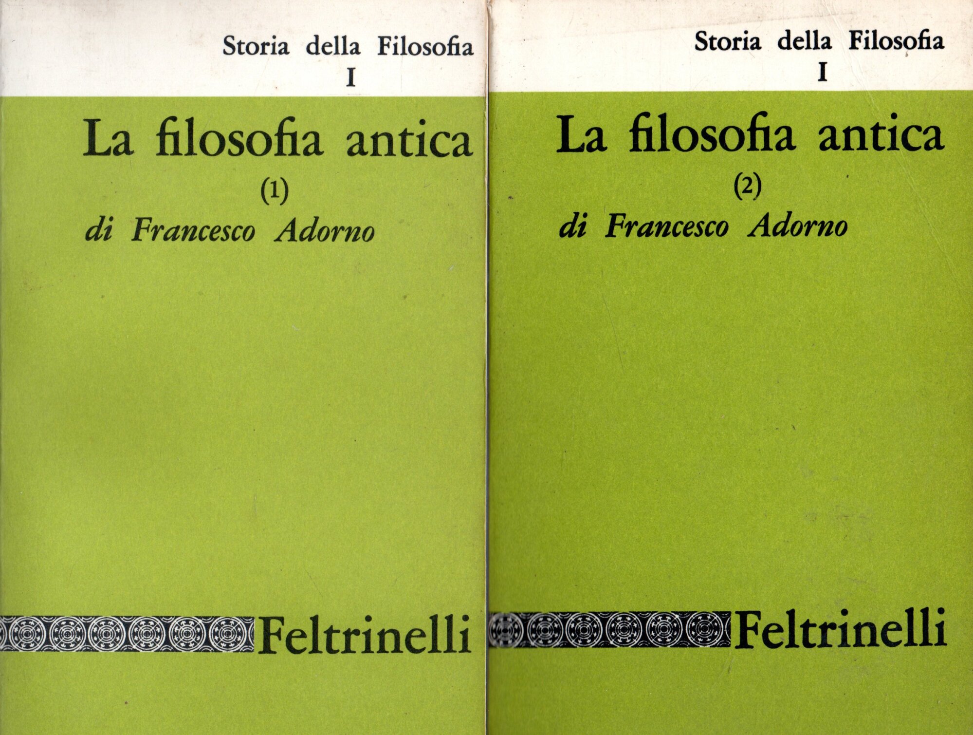 La filosofia antica 1 e 2 (Due volumi)