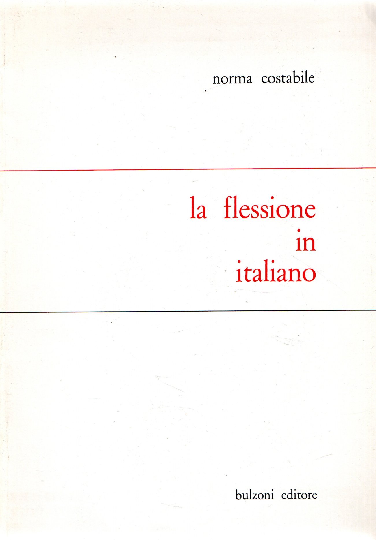 La flessione in italiano