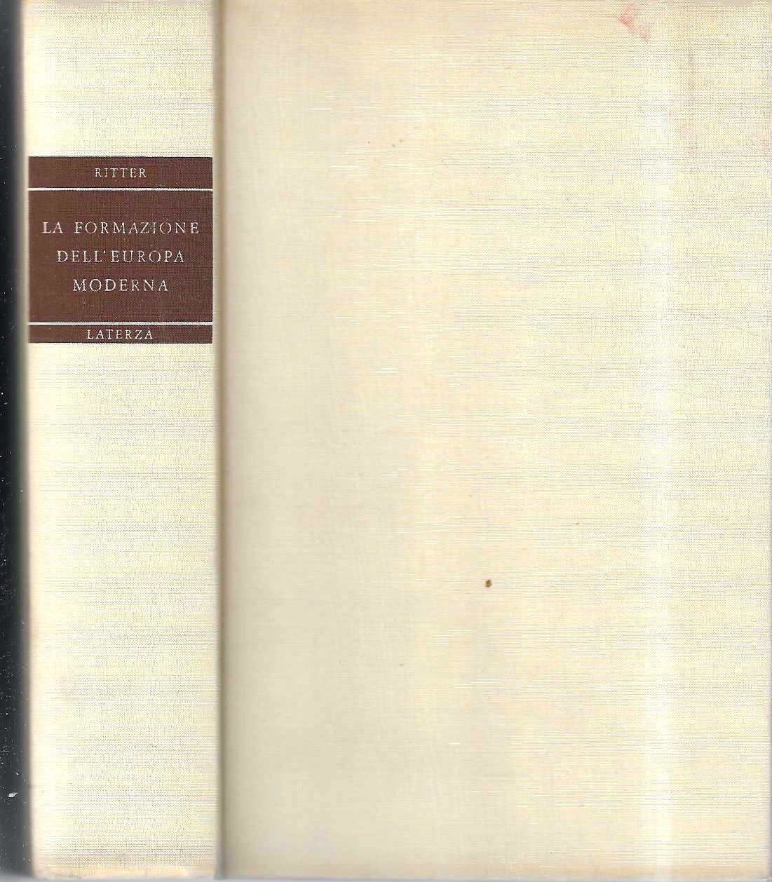 la formazione dell'Europa moderna