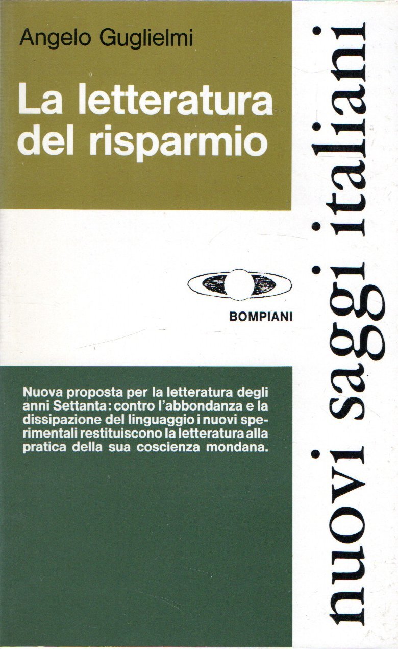 La letteratura del risparmio