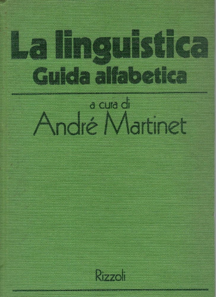 La linguistica. Guida alfabetica