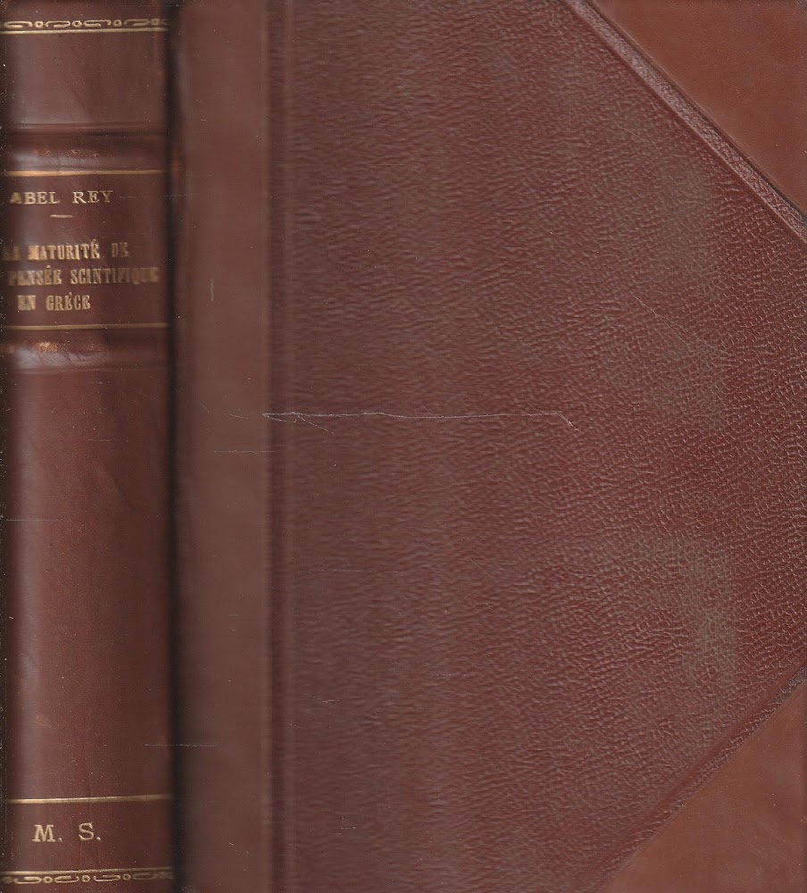 La maturité de la pensée scientifique en Grèce