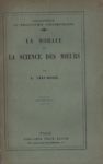 La morale et la science des moeurs.