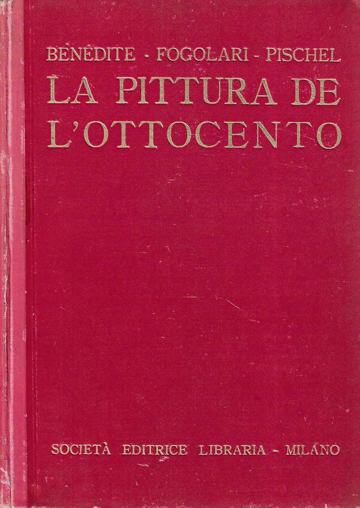 La pittura de l'Ottcento. Parte prima: La pittura italiana