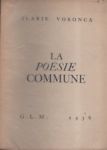La poésie commune.