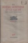 La poésie moderne et le sacré